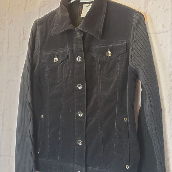 FRENCH DRESSING Corduroy & Sweater Jacket - Picture 2 of 6